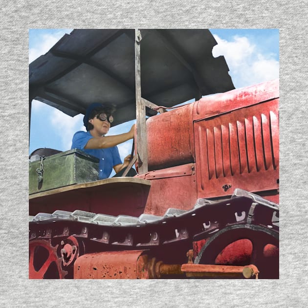 Israel, Kibbutz Ma’abarot, Tractorist. 1940 by UltraQuirky